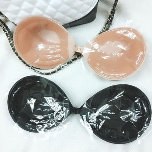Invisible Bras Self Adhesive bra Silicone Bra Push Up Strapless Lips Print Bra