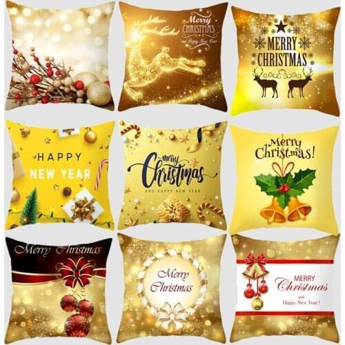 Low Price Christmas Cushion Cover Fluff 44*44Pillow Cover Christmas Decoration Sofa Cushion Home Decoration 2020 HOT SALE 5z