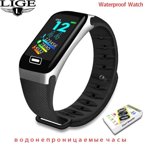 LIGE 2021 New Smart Watch Sport Smart Band Blood Pressure Monitor Wristband Smartwatch Bracelet Wristband For Men Women Smart