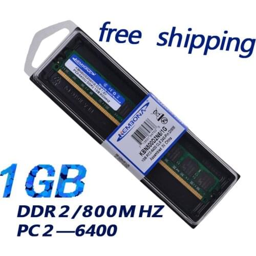 KEMBONA Memory DDR2 Ram 800Mhz 1GB for long dimm Memoria Compatiable with all MB for A-M-D Free Shipping