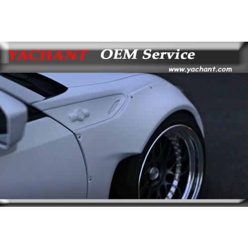Car-Styling FRP Fiber Glass Front Fender Fit For GT86 FT86 ZN6 FRS BRZ ZC6 X RB V2 Style Bodykit Fender Flares