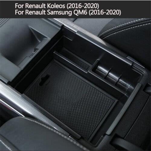 Armrest Center Storage Box Glove Container Central Console Tray Interior Accessories For RENAULT KOLEOS QM5 QM6 2016-2020