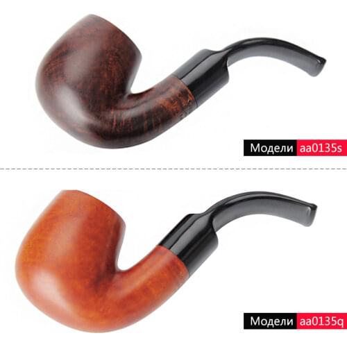 Ru-2018 Brand New Handmade Portable Cigarette Exquisite Bruyere Pipe Cigar 9mm Log Portable Smoking Pipe aa0135