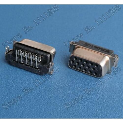 10pcs/lot VGA Jack Socket Connector for Laptop CRT Port 15-pin