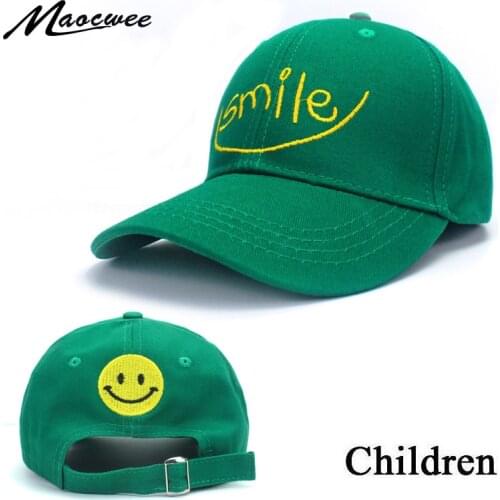 Baby Girl Boy Hat Infant Toddler Cap Girls Boy Unisex Baseball Caps Kids Hat Children Smile Letter Embroidery Outdoor Sun Hat