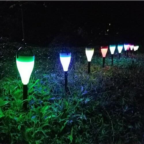 Modern Outdoor Waterproof Solar Led Garden Lawn Lamp Lighting for Paths Spot Decoration Cottage Yard Home