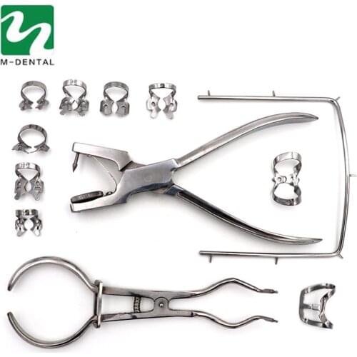 1 Set Teeth Care Dental Dam Perforator Dental Dam Hole Puncher Dental Rubber Dam Puncher For Dental Lab