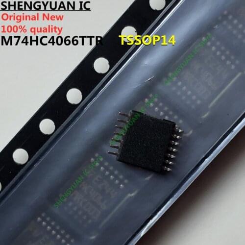 10 pcs/lot M74HC4066TTR HC4066 TSSOP14 M74HC4066 74HC4066 QUAD BILATERAL SWITCH 100% new imported original 100% quality