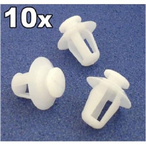 10x For Citroen Plastic Trim clips for Exterior Door Moulding Bumpstrips & Trims