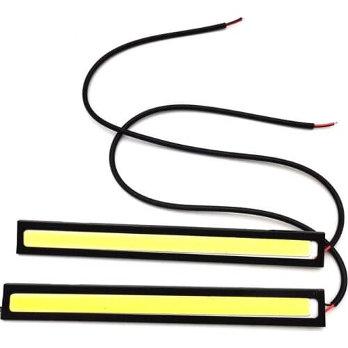 2 Pcs Super White Bright Waterproof LED Lights for DRL Fog Lamp For Kawasaki