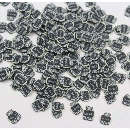 50g/lot Lovely Bear Slices Polymer Clay Animal Hot Soft Clay Sprinkles for DIY Crafts Making Toys Filling Accessories