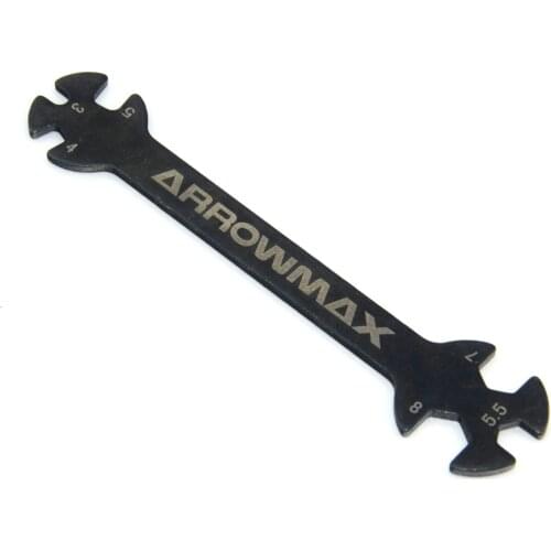 AM Arrow max Special Tool Wrench For Turnbuckles & Nuts 3 4 5.5 7 8MM For 1/5 1/8 1/10 M3 M4 M5.5 M7 M8 Nut Screw RC Car Tool