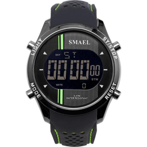 Big Mens Watch SMAEL Brand NEW Style Waterproof Watches Mens LED Digital Wristwatch Sports Electronic Wacth Relogio Masculino