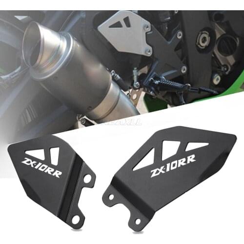 For KAWASAKI ZX-10R NINJA 2011-2020 Front Foot Heel Pedal Footrest 2011 2012 2013 2014 2019 2018 Guard Protector Motorcycle