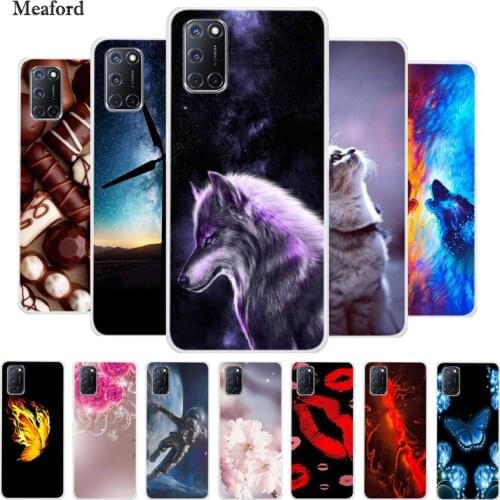 For OPPO A52 Case CPH2069 Bumper Silicone TPU Soft Phone Back Cover For OPPO A52 2020 A 52 OPPOA52 Cases Cartoon funda