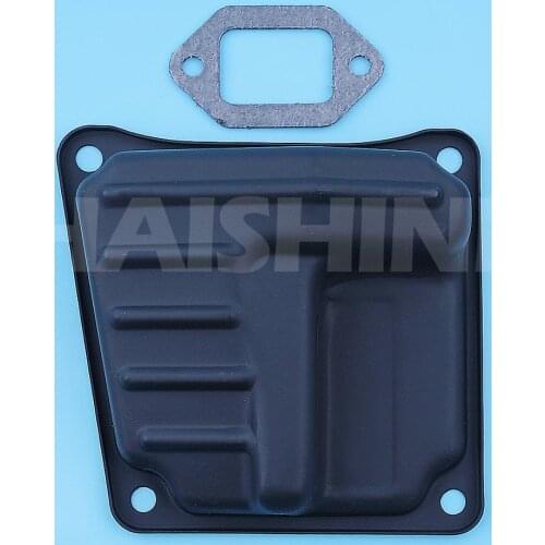 Muffler Exhaust Front Cover Gasket For Stihl MS460 MS440 046 044 Chainsaw Dual Port 11281400801 Replacement Spare Part