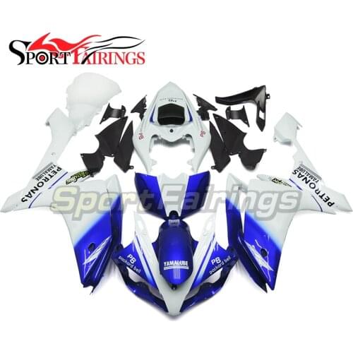 Injection Fairings For Yamaha R1 Year 2007 2008 YZF R1 07 08 ABS Motorcycle Fairing Kit Body kit Carenes PB Yamalube Blue White