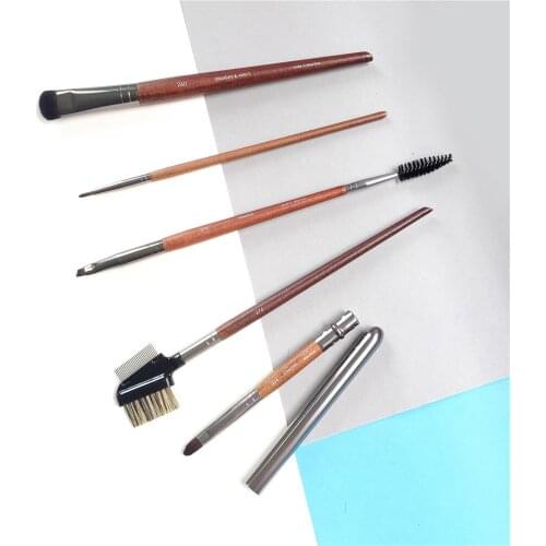 ROUND SHADER BRUSH 240 EXTRA FINE EYELINER 250 EYEBROW EYELASH COMB 274/276 LIP 304 -Beauty Eyeshadow Liner Makeup Blender Tool