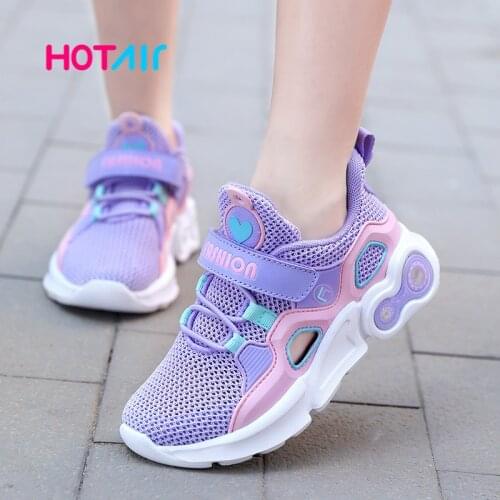 2021 Summer Girls Sneakers For Children Casual Shoes Kids Sneakers Girls Shoees Sport Running Breathable Mesh Tenis Infantil
