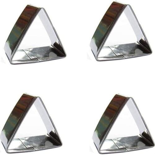 Little Pyramid shape 4 piece biscuit cutting molds, baking tools, cake decorating soft candy tools