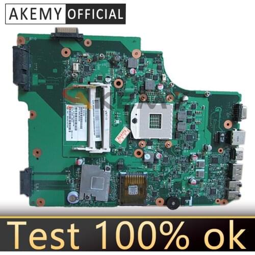 AKEMY SPS V000185590 For toshiba satellite L505 Laptop motherboard HM55 DDR3 6050A2284301-MB-A02