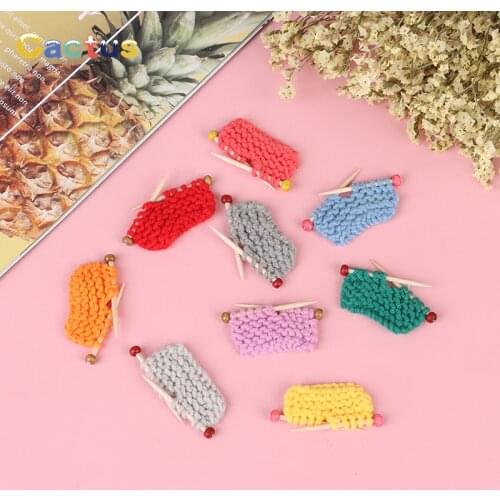 Dollhouse 1:6 1:12 Miniature Accessories New Clothes Sweater for Mini Doll Knitted Woven Tops Hot
