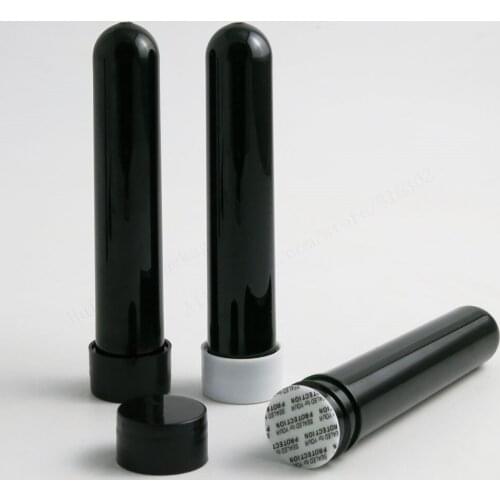 New Design 24 x 30ml Empty Blackish green Pet Tube with white black Cap 30CC Plastic Tube Display Tube Candy Case Containers
