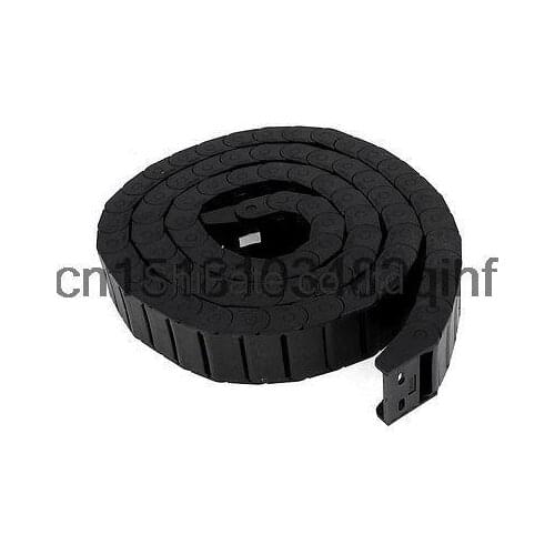 Plastic 15X 15/20/30/40/50mm Semi Closed Tow Line Cable Carrier Drag Chain Wire Flex DIY CNC