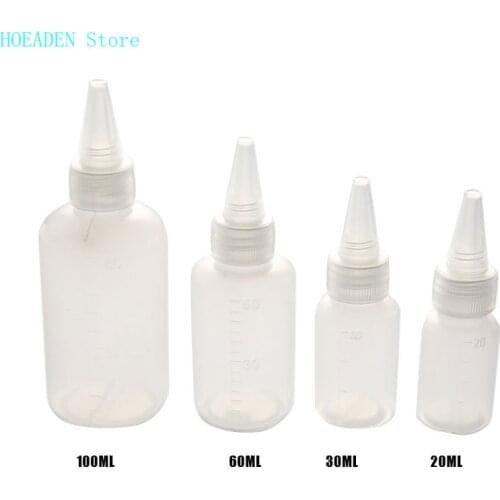 Plastic Small Squeeze Bottles and Caps Food Grade container for Icing Cookie Decorating/Condiments/Arts and Crafts