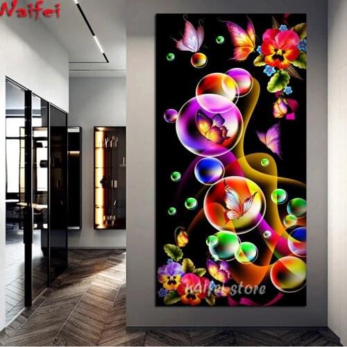 Flowers Butterfly Diamond Embroidery Diamond Painting 5d Animal Picture Diy Gift Handmade Home Decor Cross Stitch Kits