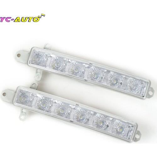 Car DRL 6LED Daytime Running Light Lamp For Citroen C1 2006-2017 Citroen C3 2015-2019 9677409380 9802795580 PG2044330