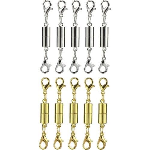 Necklace Clasp Bracelet Clasp Magnet Clasp Cylindrical Magnetic Clasp Magnetic Clasp Necklace Magnetic Clasp Style 1 6*40mm