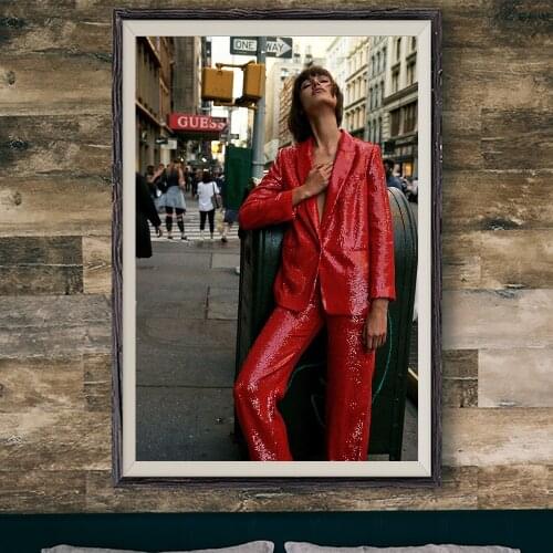 E054 Paulina Kube Sexy Model Movie Star Wall Silk Cloth Poster Art Home Decoration Gift