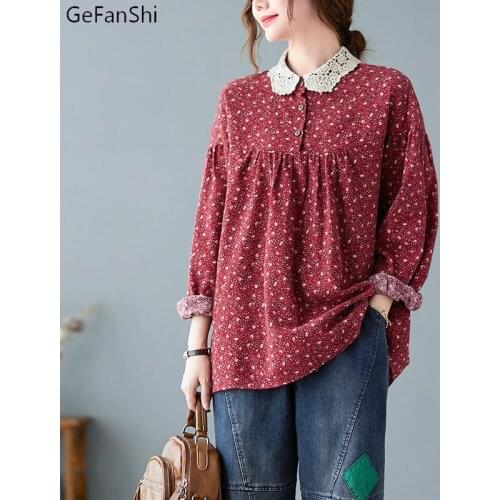 GeFanShi Linen Blouses