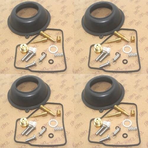 4set Carburetor repair kit for VF500C V30 MAGNA 1984-1985 VF500F INTERCEPTOR 1984-1986 Plunger vacuum diaphragm