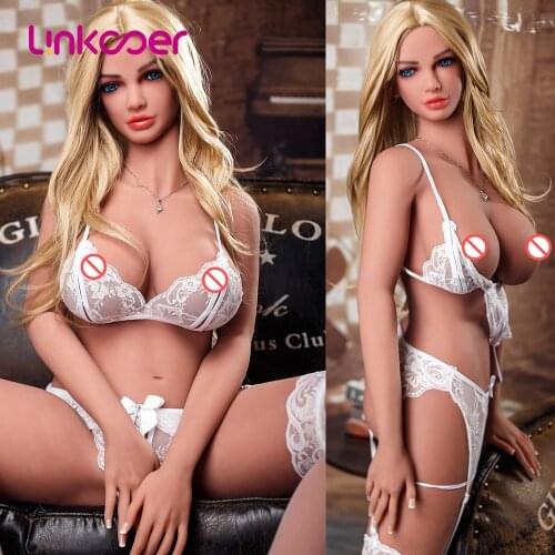 Linkooer Top Quality 158cm Sex Doll Big Ass Breast Thick Legs Lifelike Oral Vagina Anal Adult Love Doll TPE with Metal Skeleton