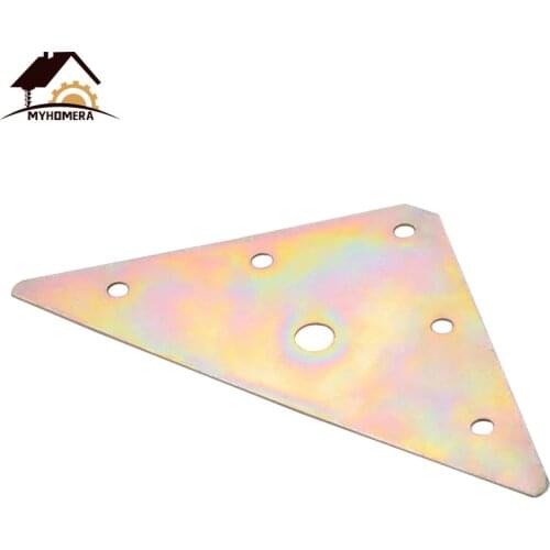 Myhomera 2X Triangle Code Brackets Fixed Connector Corner Bracket Multifunctional DIY Hardware Shelf Chair Board Joint Fastener