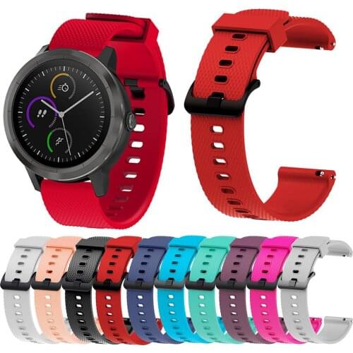 New Arrival Universal 20mm Silicone Watch Strap Belt for Samsung Galaxy Watch Active Gear S2