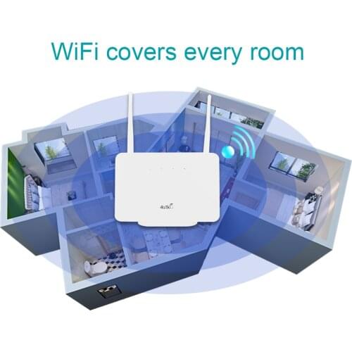 Unlocked Huawei E8372h-153 Cat4 WiFi Dongle 3G 4G FDD 150Mbps Wireless Modem with antenna
