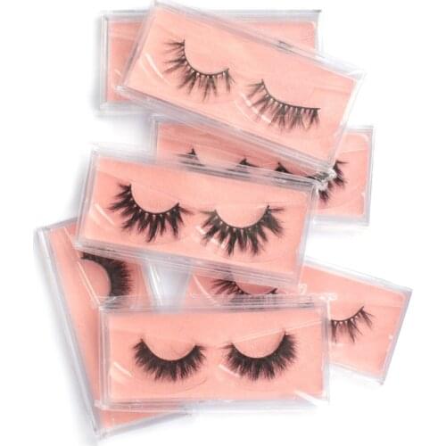 Fluffy Mink Eyelash Natural Fake Lash Dramatic Lashes Extension Wholesale Soft False Eyelashes Curls 3D For Professional Makeup