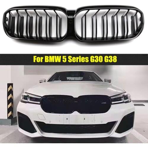 G30 LCI 1-slat Kidney Grille for BMW 5 Series G30 G31 G38 Front Bumper Racing Grills Gloss Replacement 2020+ 2021