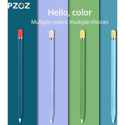 PZOZ Silicone Sleeve for Apple Pencil 1 Cover protective case Silica gel Colorful For iPad Tablet Touch Pen Stylus
