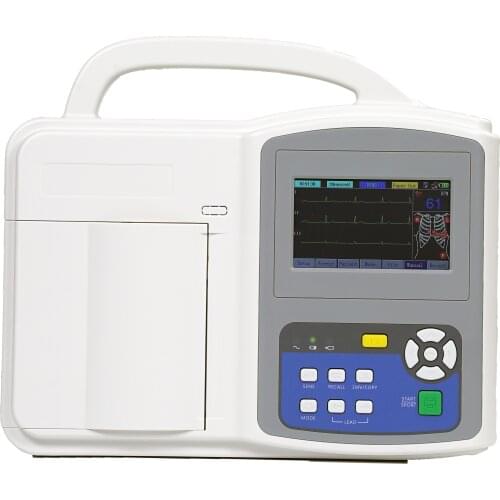 Veterinary ECG Monitor 6-channel External 12-lead Recorder For Pet animals CE ISO Certification