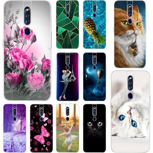 For OPPO F11 Pro case OPPO F11 Back Cover Shockproof Silicone Phone Case For OPPO F11 F 11 OPPOF11 F11Pro Soft Coque Funda Bags