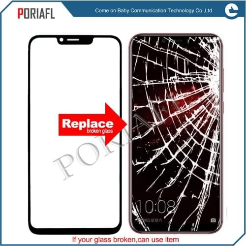For honor play Outer Screen Front Glass Cover LCD Touch Screen Lens glass lens repair patrs + OCA Glue