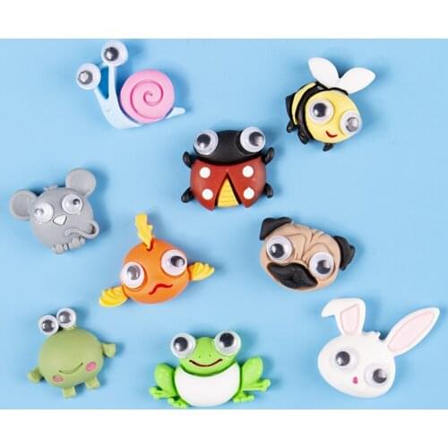 10pcs/lot Resin Animal flatback Charm For DIY Hair Bow Scrapbooking Decoration Craft Charm
