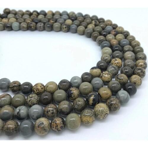 6-12mm Natural Yellow Flower Stone Loose Gemstone Beads For Jewelry Making Healthy Purify Gift Unique Energy Crystal String Cure