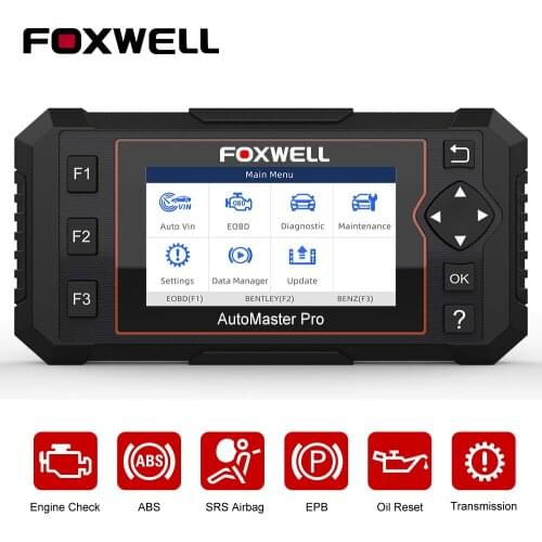 Foxwell NT614 Elite Auto Diagnostic Code Reader OBD2 Engine Scanner Four System EPB Oil Service Reset OBD 2 Automotivo Scanner