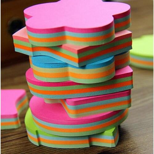 Memo Pad Kawaii Colorful Pads Paper Sticker Sticky Notes Cute Stikers Papelaria Stationery School 1 Pc Portable