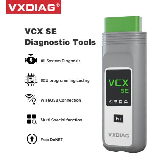 VXDIAG VCX SE OBD2 scanner automotivo For BMW ICOM Diagnostic tool for Benz DoIp tpms ECU programming Car mechanic tool for JLR